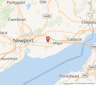 Map of Bishton, WalesWales