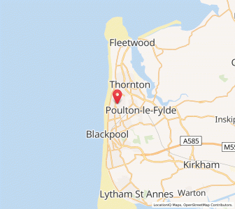 Map of Bispham, EnglandEngland