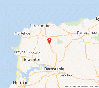 Map of Bittadon, EnglandEngland