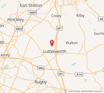 Map of Bitteswell, EnglandEngland