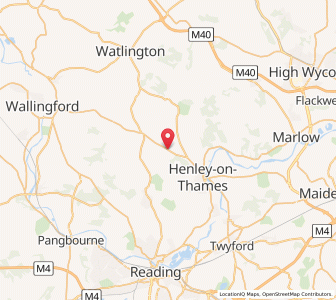 Map of Bix, EnglandEngland