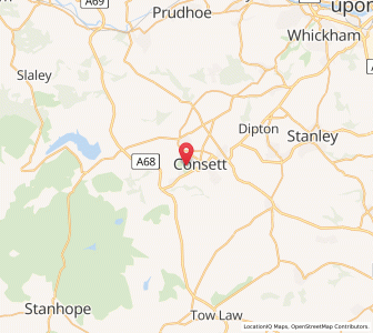 Map of Black Hill, EnglandEngland