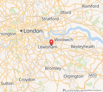Map of Blackheath, EnglandEngland