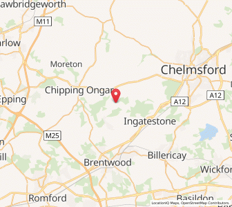 Map of Blackmore, EnglandEngland