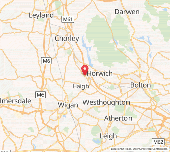 Map of Blackrod, EnglandEngland