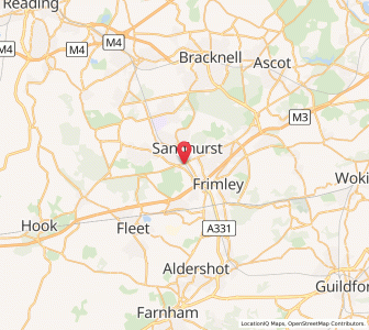 Map of Blackwater, EnglandEngland