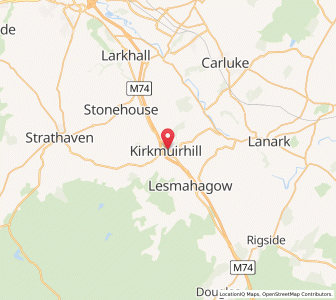 Map of Blackwood, ScotlandScotland