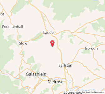 Map of Blainslie, ScotlandScotland
