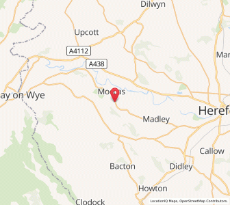 Map of Blakemere, EnglandEngland