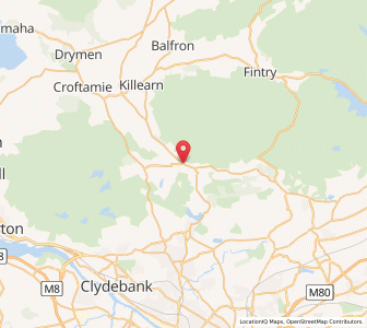 Map of Blanefield, ScotlandScotland
