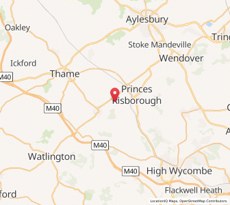 Map of Bledlow, EnglandEngland