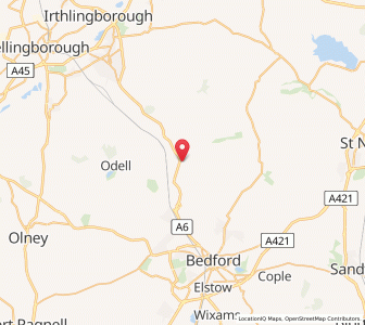 Map of Bletsoe, EnglandEngland