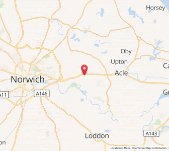 Map of Blofield, EnglandEngland