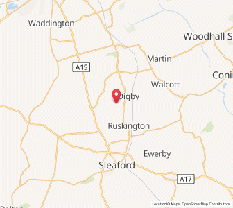 Map of Bloxholm, EnglandEngland