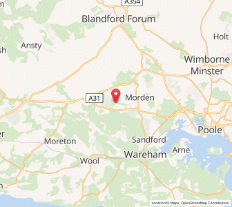 Map of Bloxworth, EnglandEngland