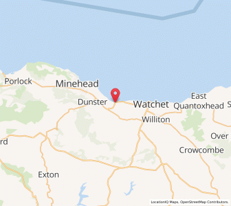 Map of Blue Anchor, EnglandEngland