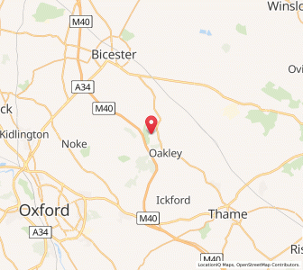 Map of Boarstall, EnglandEngland