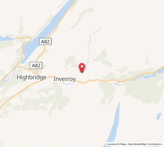 Map of Bohenie, ScotlandScotland