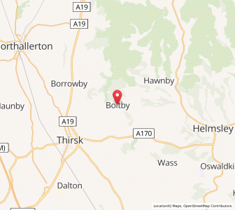 Map of Boltby, EnglandEngland