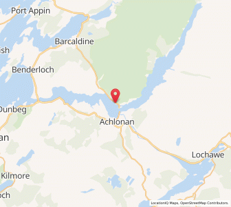 Map of Bonawe, ScotlandScotland