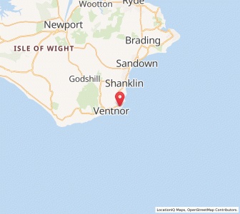 Map of Bonchurch, EnglandEngland