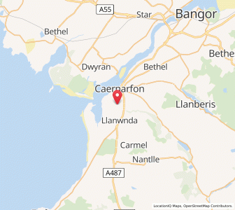Map of Bontnewydd, WalesWales