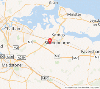 Map of Borden, EnglandEngland