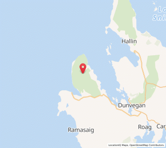 Map of Boreraig, ScotlandScotland