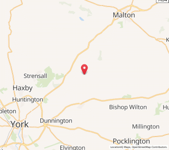 Map of Bossall, EnglandEngland