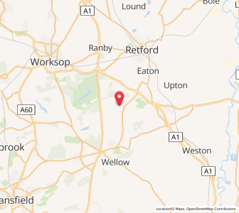 Map of Bothamsall, EnglandEngland