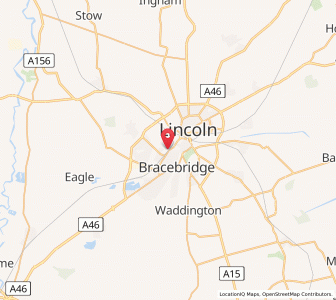 Map of Boultham, EnglandEngland