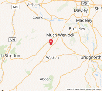 Map of Bourton, EnglandEngland