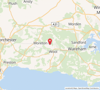 Map of Bovington Camp, EnglandEngland