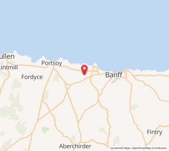 Map of Boyndie, ScotlandScotland