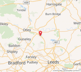 Map of Bramhope, EnglandEngland