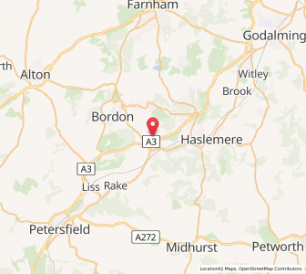 Map of Bramshott, EnglandEngland