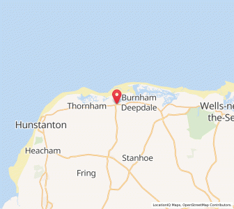 Map of Brancaster, EnglandEngland