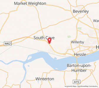 Map of Brantingham, EnglandEngland