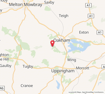 Map of Braunston, EnglandEngland