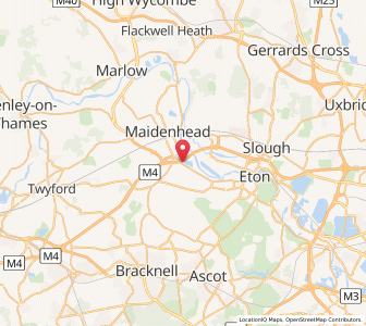 Map of Bray Court, EnglandEngland