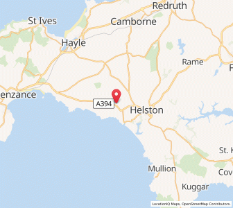 Map of Breage, EnglandEngland