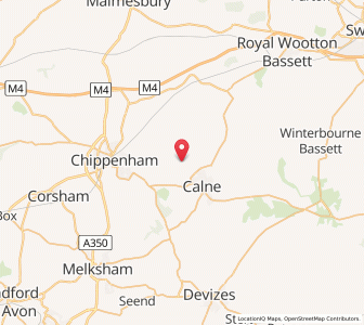 Map of Bremhill, EnglandEngland