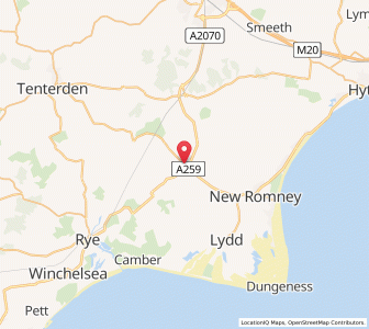 Map of Brenzett, EnglandEngland