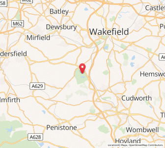 Map of Bretton Country Park, EnglandEngland
