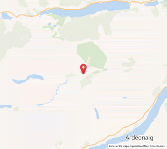 Map of Bridge of Balgie, ScotlandScotland