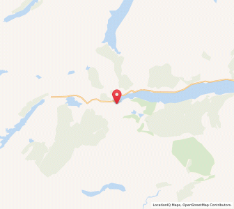 Map of Bridge of Gaur, ScotlandScotland