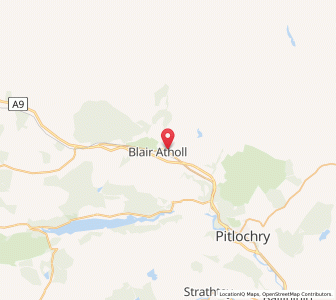 Map of Bridge of Tilt, ScotlandScotland
