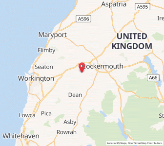 Map of Brigham, EnglandEngland