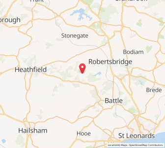 Map of Brightling, EnglandEngland