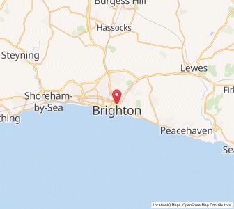 Map of Brighton, EnglandEngland